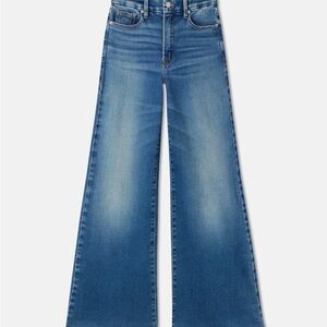 Good American Medium Blue Good Petite Palazzo Jeans